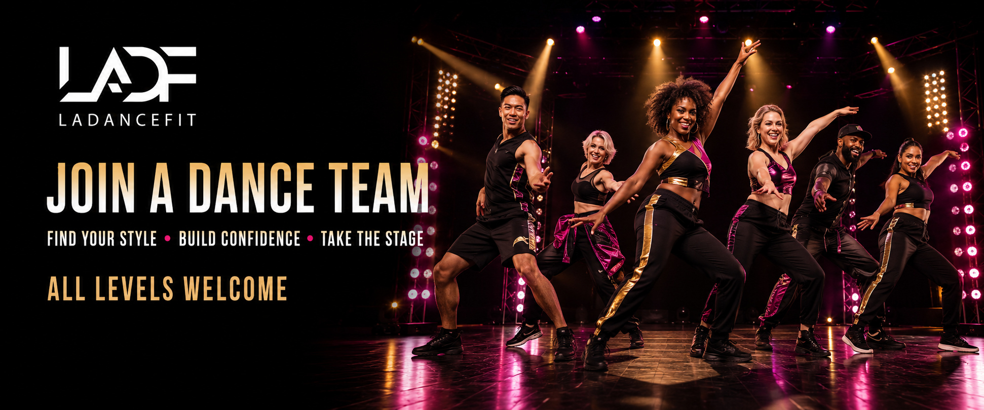 Join a Dance Team at LA DanceFit — Find your style, build confidence, take the stage. All levels welcome.